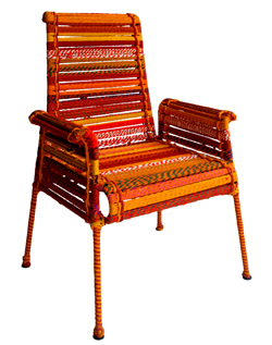 Stork Chair High Sahil Sarthak Katran collection Orange